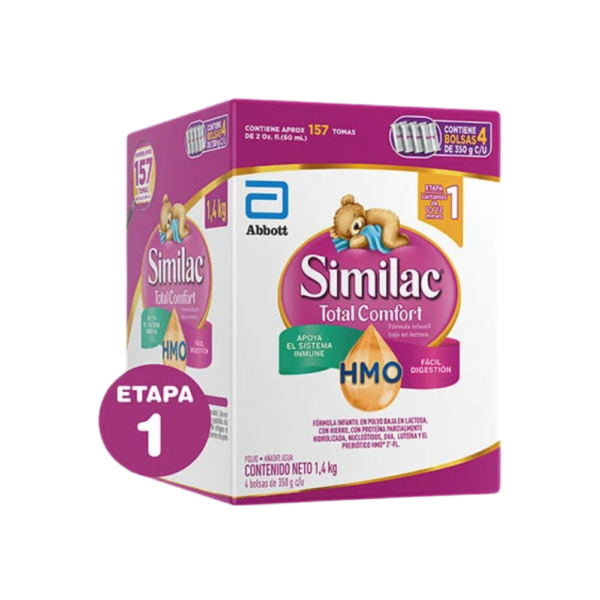 Similac Total Comfort | Caja x 4 Bolsas de 350gr | Etapa 1