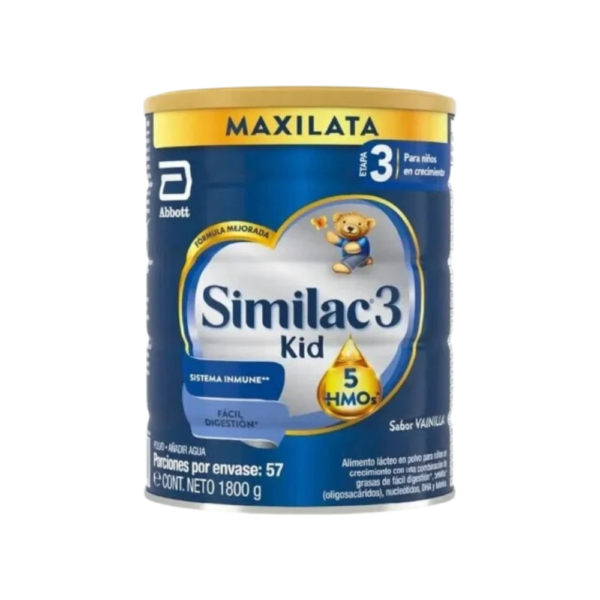 Similac 3 Kid 5HMO | Lata x 1800gr | Vainilla | Etapa 3
