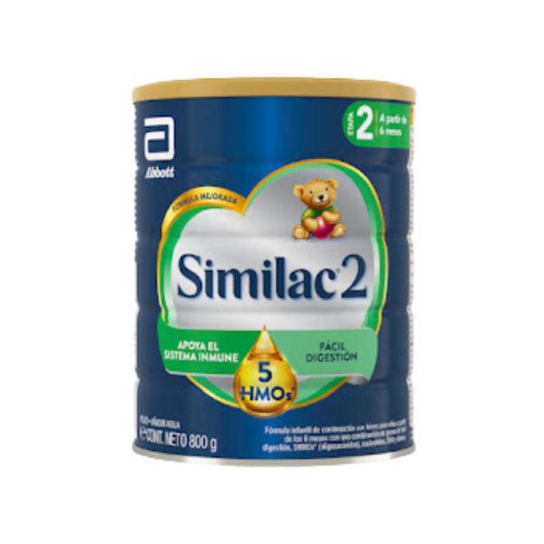 Similac 2 5HMOS | Lata x 800gr | Etapa 2 | Natural