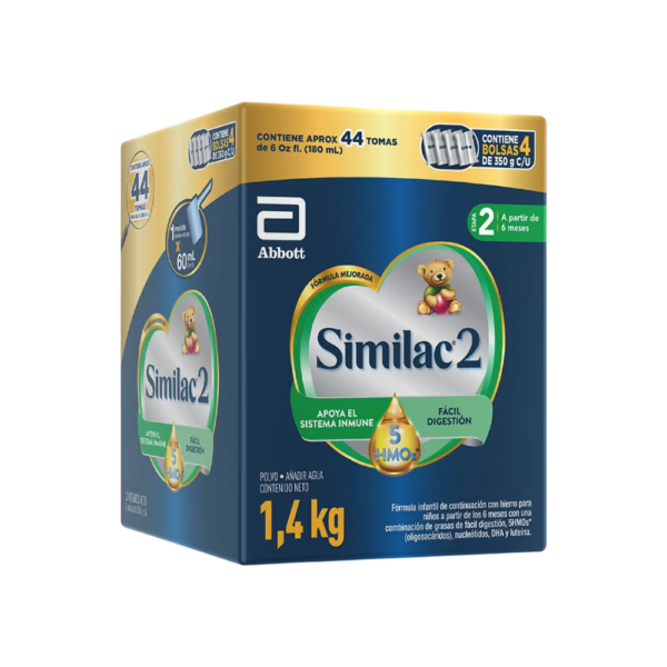 Similac 2 5HMOS | Lata x 1400gr | Etapa 2 | Natural