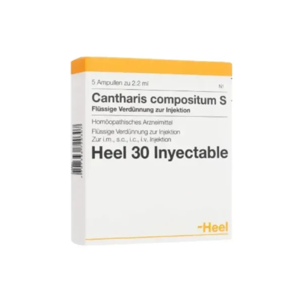 Cantharis compositum S Heel 5 ampollas Bonne Santé