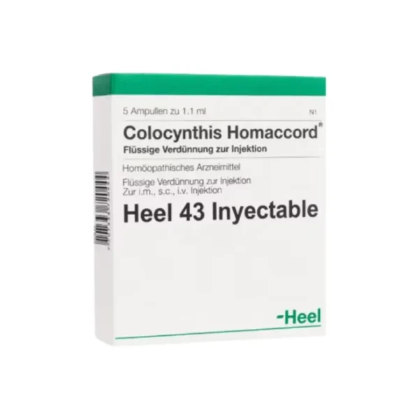 Colocynthis Homaccord Heel 5 ampollas Bonne Santé